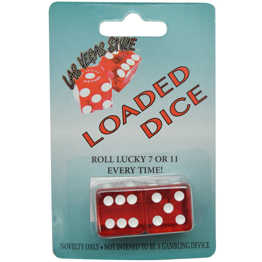 2 SETS OF MAGIC TRICK DICE casino ROLLING die 7-11 everytime loaded game NEW