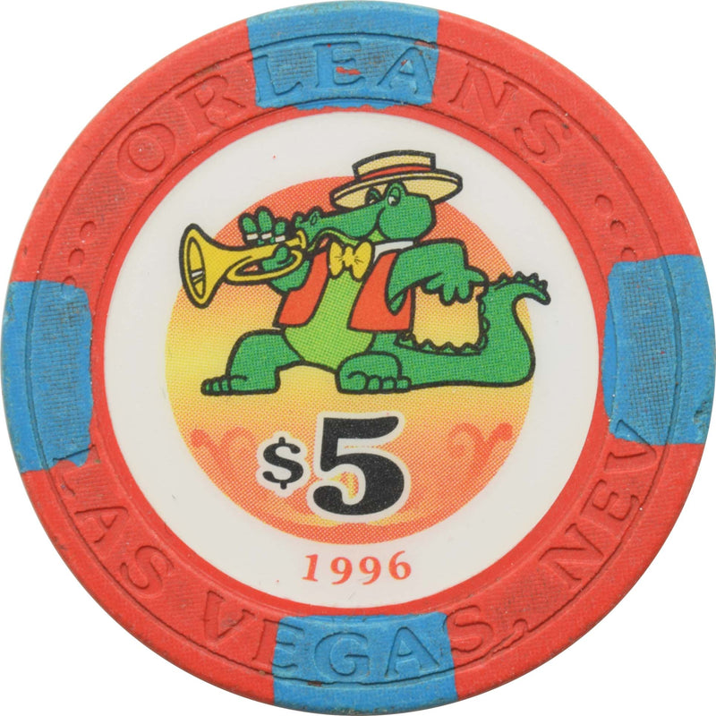 The Orleans Casino Las Vegas Nevada $5 Chip 1996