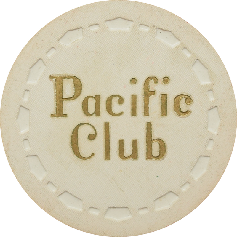 Pacific Club Illegal Honolulu Hawaii $100 Chip