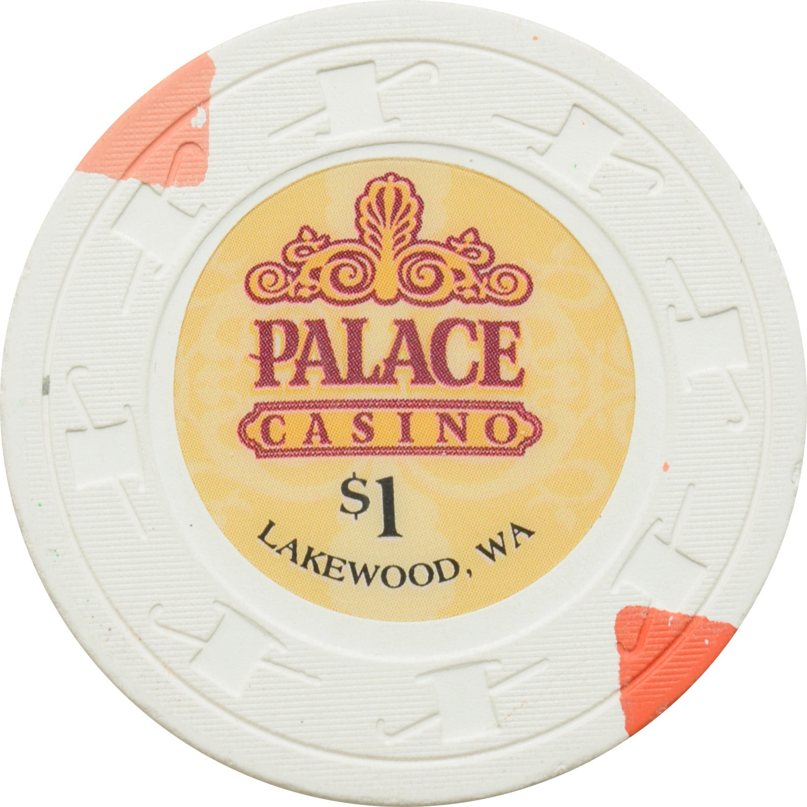 Palace Casino Lakewood Washington $1 Chip
