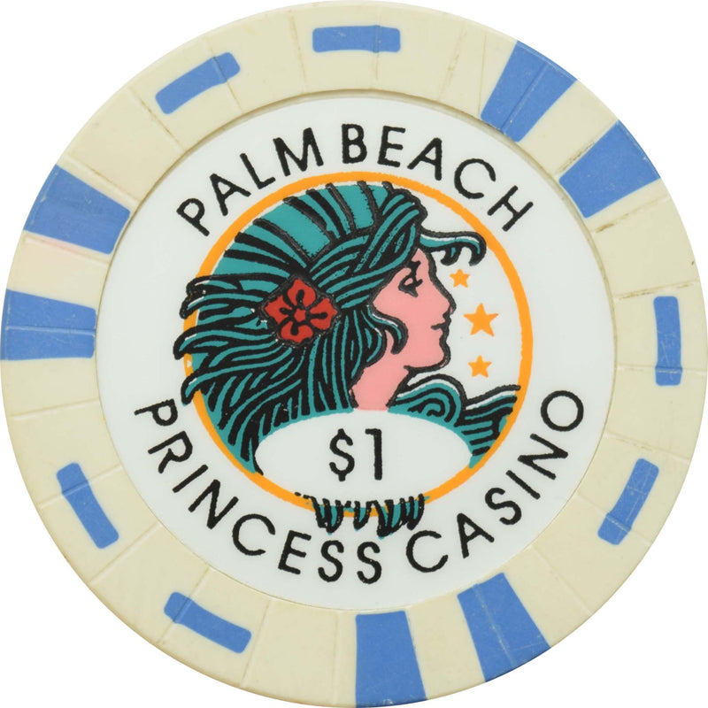 Palm Beach Princess Casino Riviera Beach Florida $1 Chip