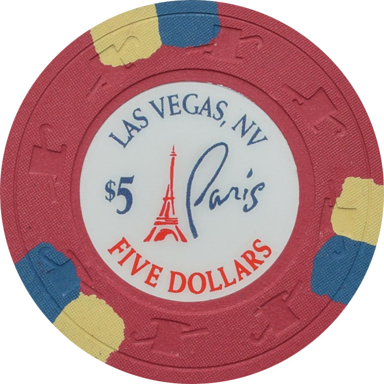 Paris Casino Las Vegas Nevada $5 Chip 2012