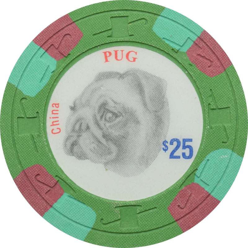 Paulson Dogs $25 Pug Fantasy Chip