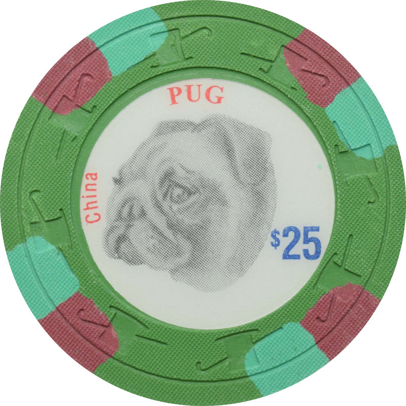 Paulson Dogs $25 Pug Fantasy Chip
