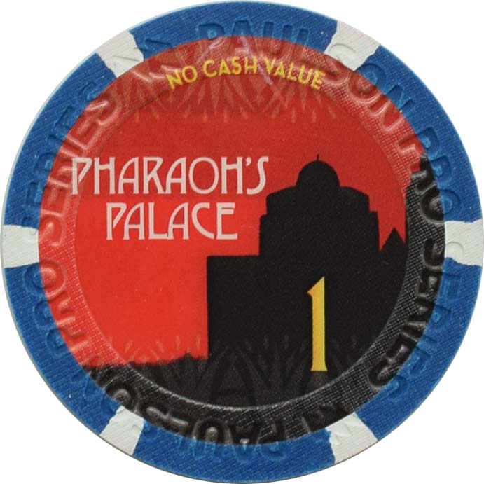 Paulson Pro Series Pharaoh's Palace $1 Chip 41mm