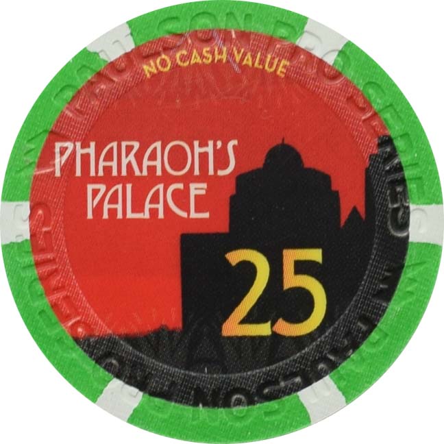Paulson Pro Series Pharaoh's Palace $25 Chip 41mm