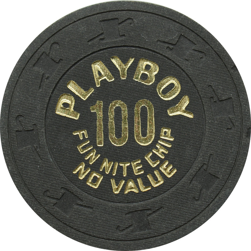 Playboy Casino Atlantic City $100 NCV Fun Nite Chip 1980s