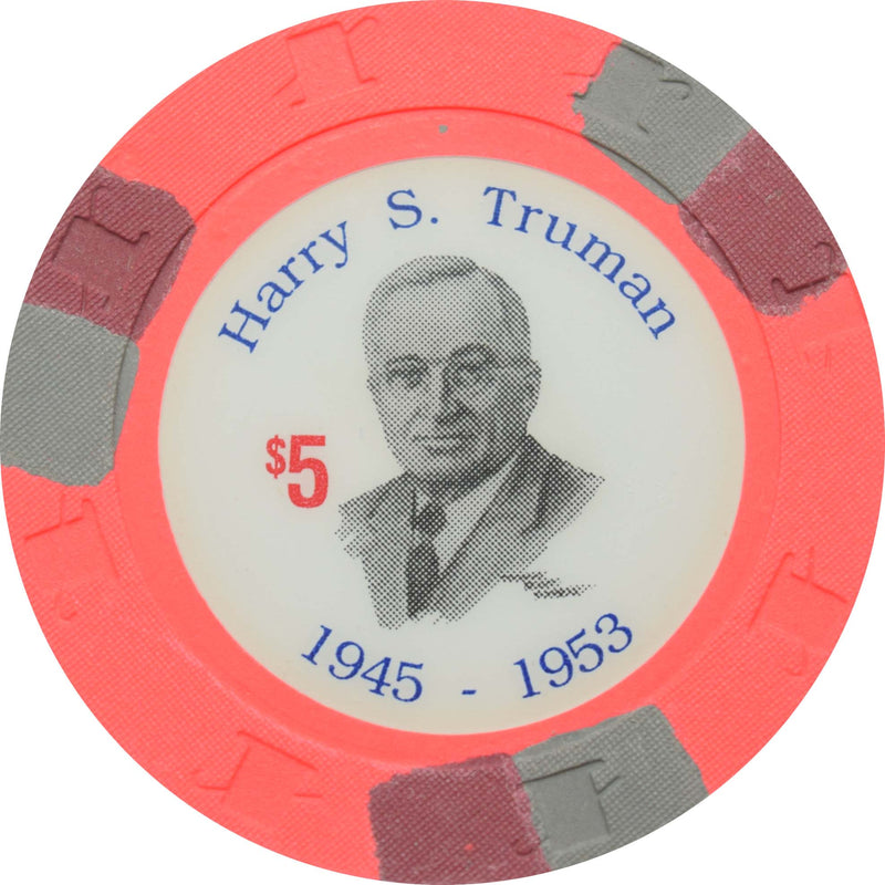 Paulson Presidents $5 Truman RHC Fantasy Chip