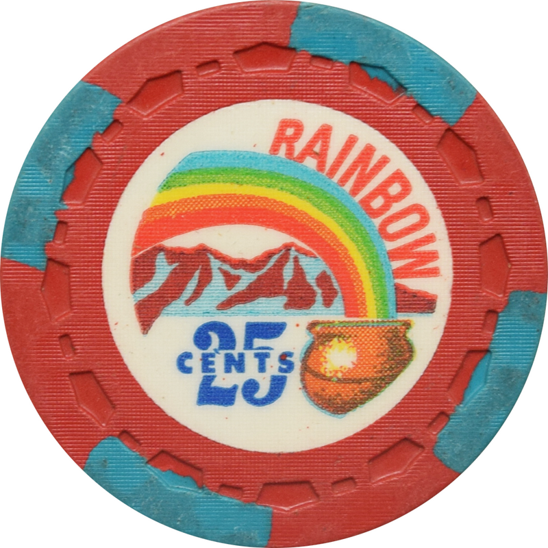 Rainbow Club Casino Gardena California 25 Cent Chip