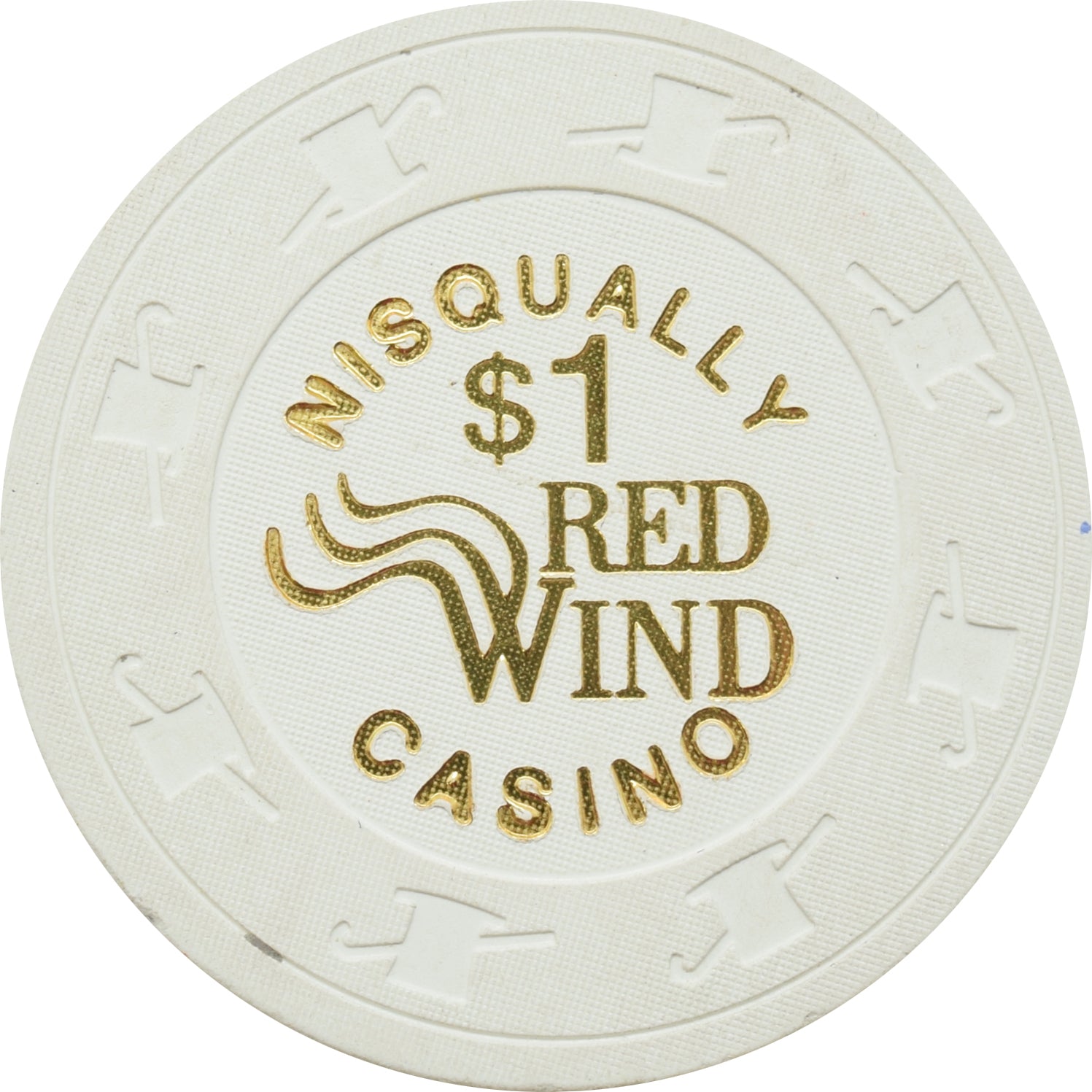 Red Wind Casino Olympia Washington $1 Chip