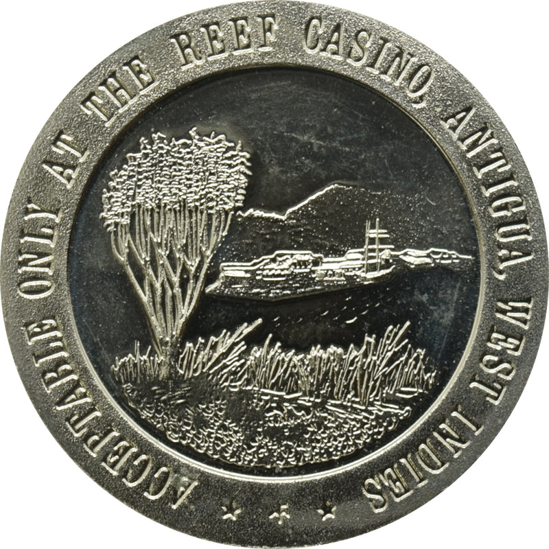 Reef Casino Mamora Bay Antigua 50 Cent Token 1969