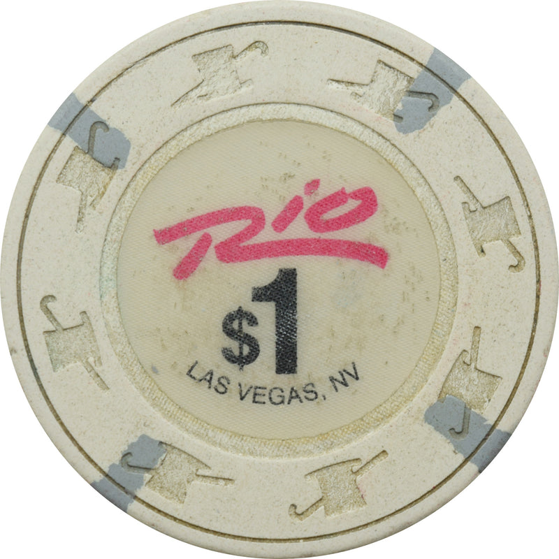 Rio Casino Las Vegas NV $1 Chip 1989