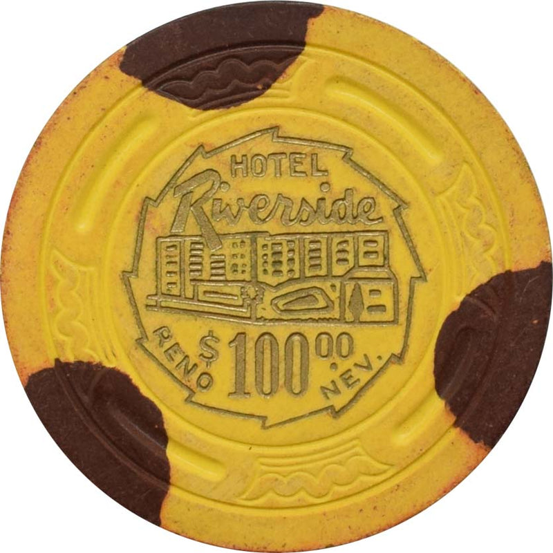 Riverside Casino Reno Nevada $100 Chip 1959
