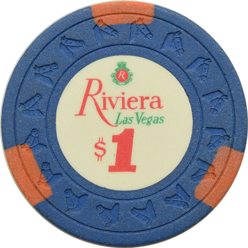 Riviera Casino Las Vegas Nevada $1 Chip 1968