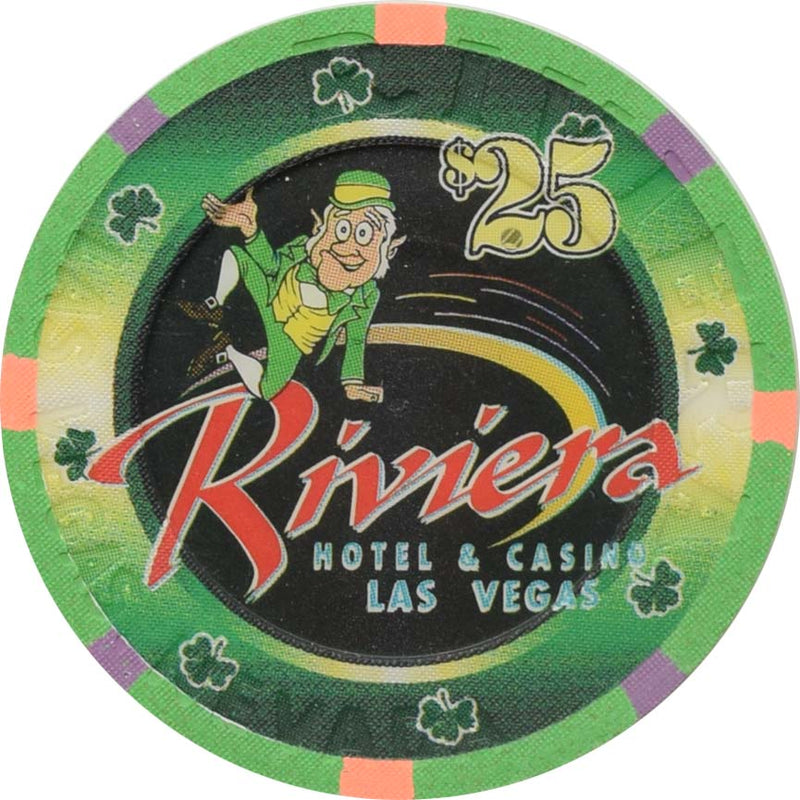 Riviera Casino Las Vegas Las Vegas $25 St. Patrick's Day Chip 2001