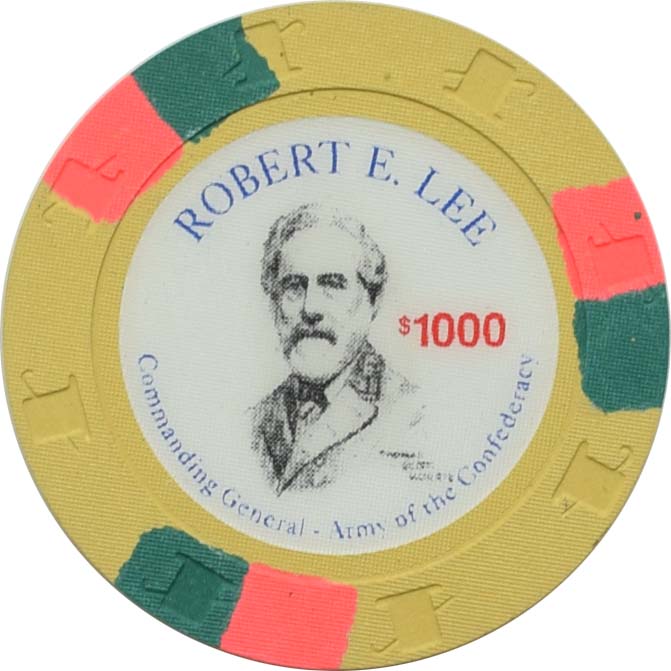 Paulson Generals $1000 Robert E. Lee RHC Fantasy Chip