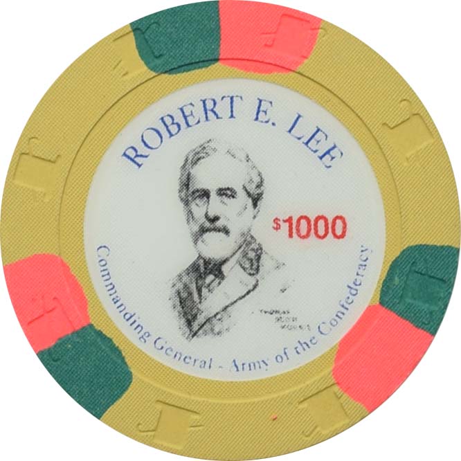 Paulson Generals $1000 Robert E. Lee RHC Fantasy Chip