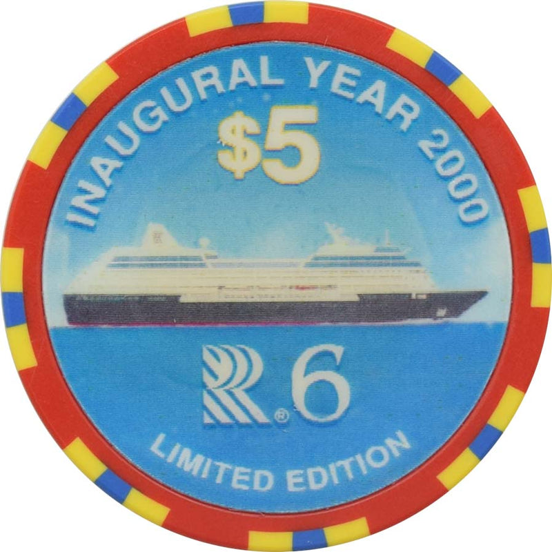 Renaissance Cruises $5 R6 Inaugural Year 2000 Chip