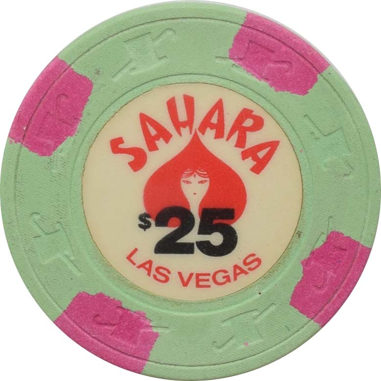 Sahara Casino Las Vegas Nevada $25 Chip 1983