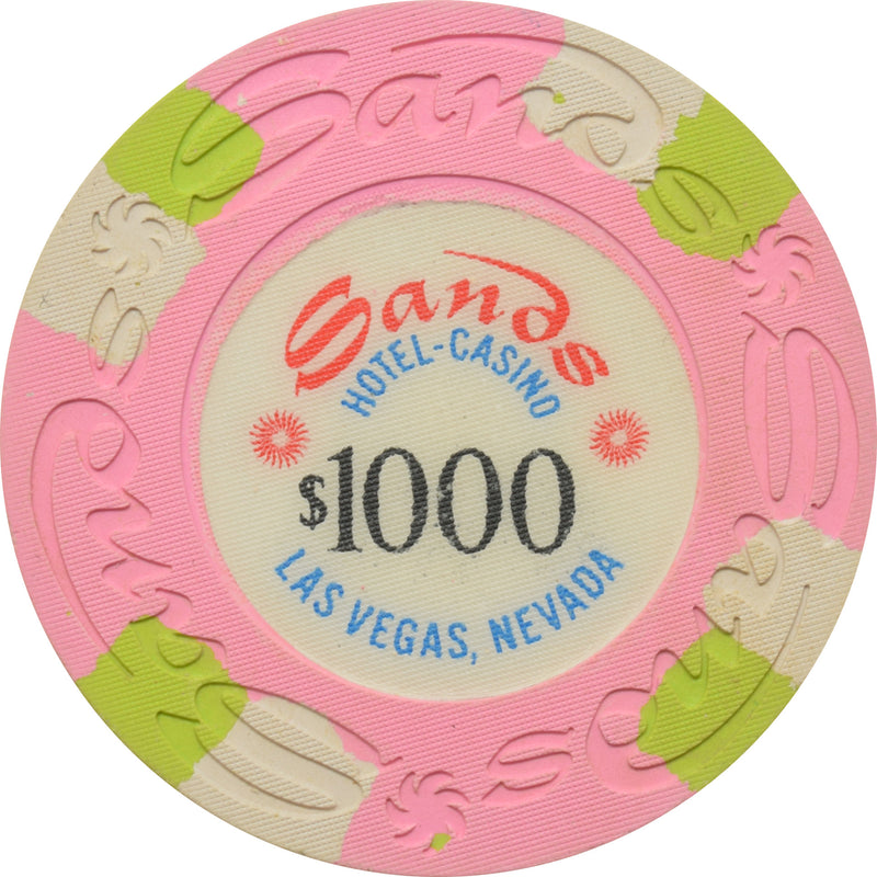 Sands Casino Las Vegas Nevada $1000 Chip 1970s