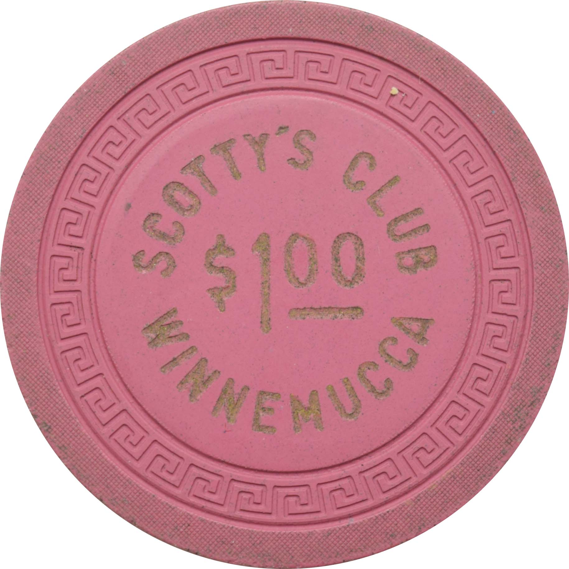 Scotty's Club Casino Winnemucca Nevada $1 Chip 1954