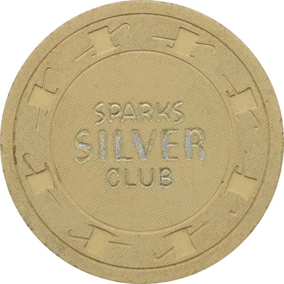 Silver Club (Karl's) Casino Sparks Nevada $1 Chip 1963