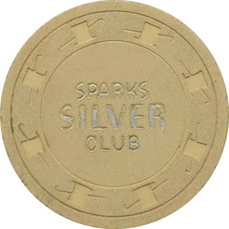 Silver Club (Karl's) Casino Sparks Nevada $1 Chip 1963
