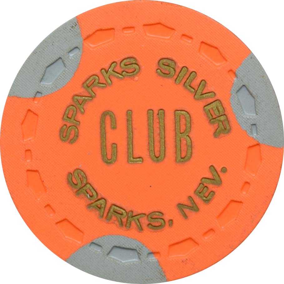 Silver Club (Karl's) Casino Sparks Nevada $20 Good at Poker Table Only Chip 1974