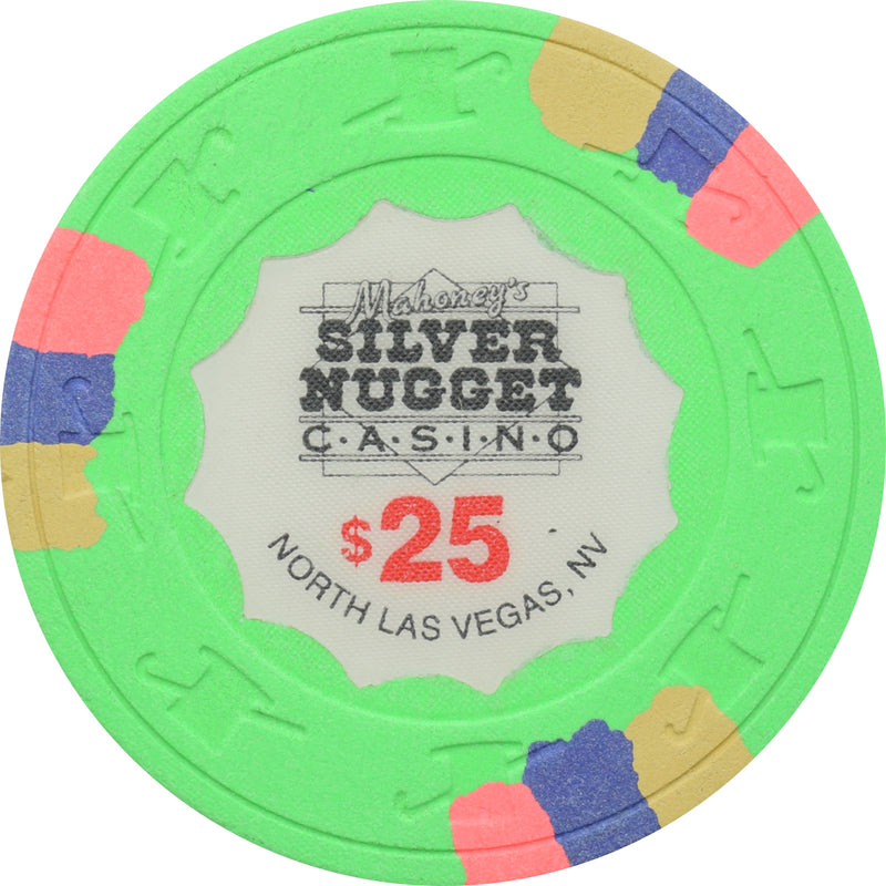 Mahoney's Silver Nugget Casino N. Las Vegas Nevada $25 Chip 1993
