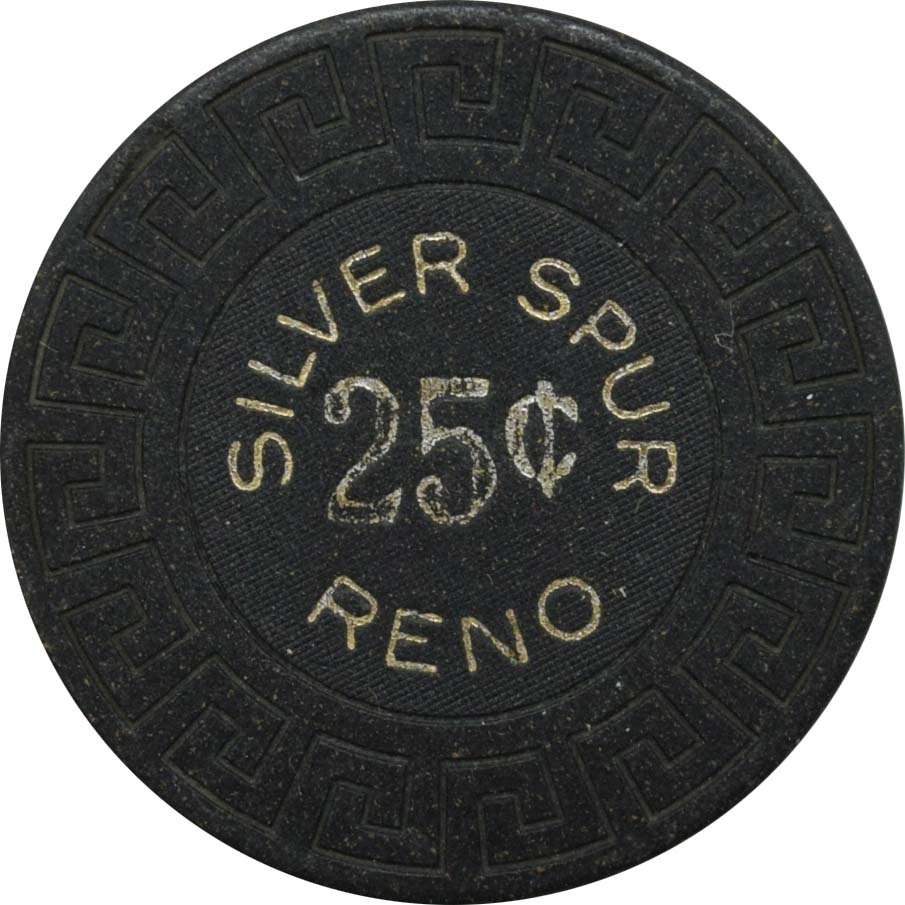 Silver Spur Casino Reno Nevada 25 Cent Chip 1968