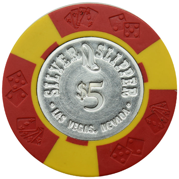 Silver Slipper Casino Las Vegas Nevada $5 Chip 1975