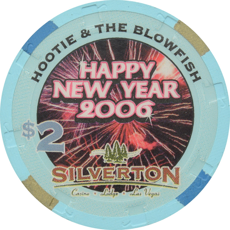 Silverton Casino Las Vegas Nevada $2 New Years Chip 2006