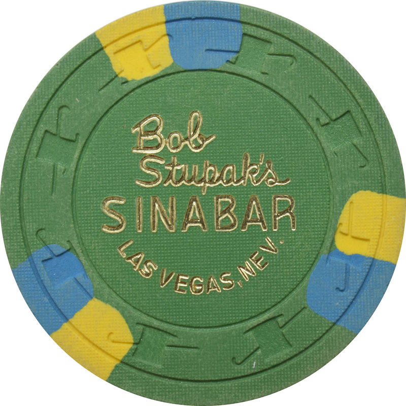 Bob Stupak's Sinabar Casino Las Vegas Nevada $25 Chip 1974