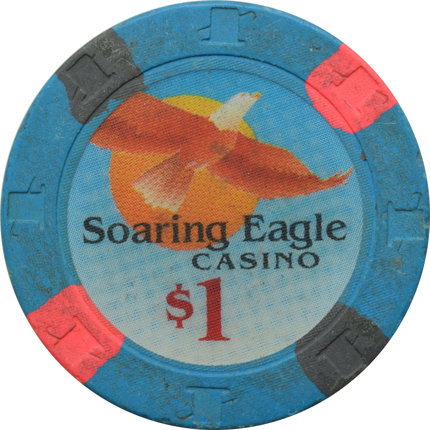Soaring Eagle Casino Mt. Pleasant Michigan $1 Chip #2