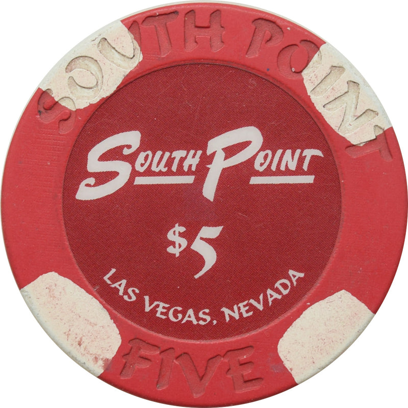 South Point Casino Las Vegas Nevada $5 Chip 2016