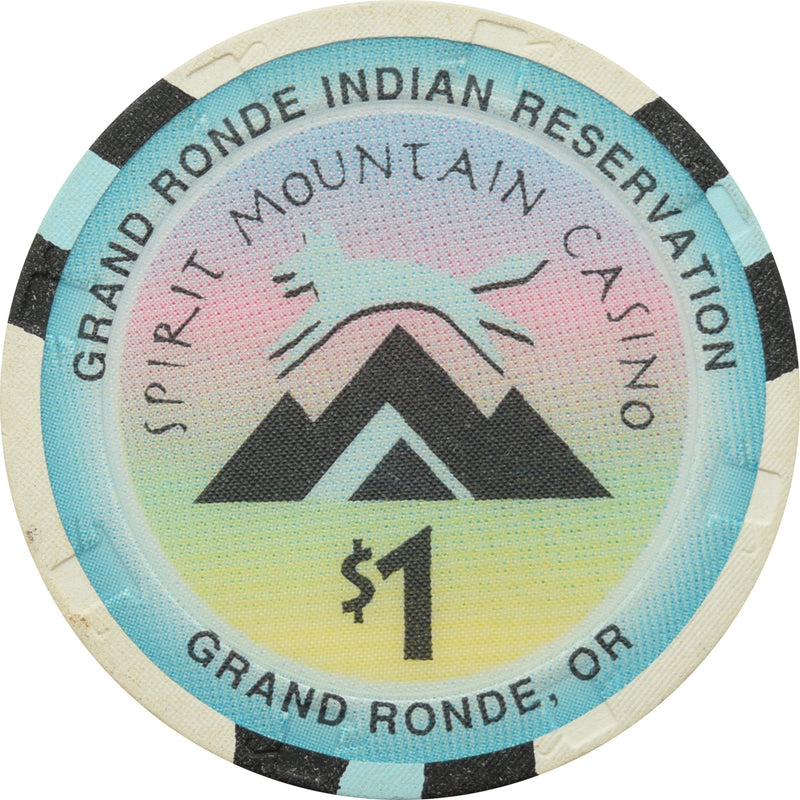Spirit Mountain Casino Grand Ronde OR $1 Chip