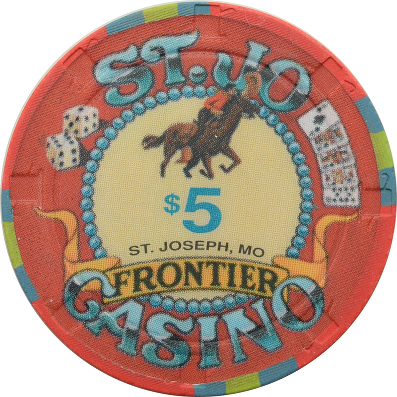 St. Jo Frontier Casino St. Joseph Missouri $5 Chip