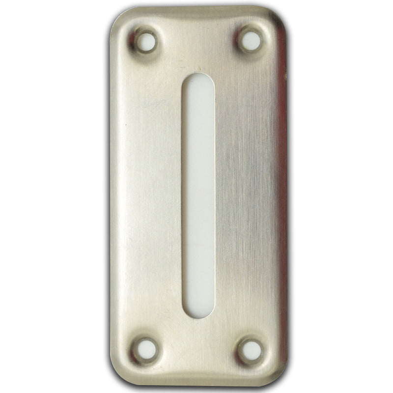 Casino Table Stainless Steel Drop Slot Cover for Depositing Bills or Chips