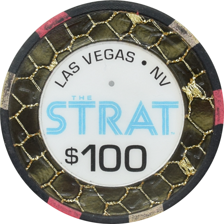 The Strat Casino Las Vegas Nevada $100 Chip 2019
