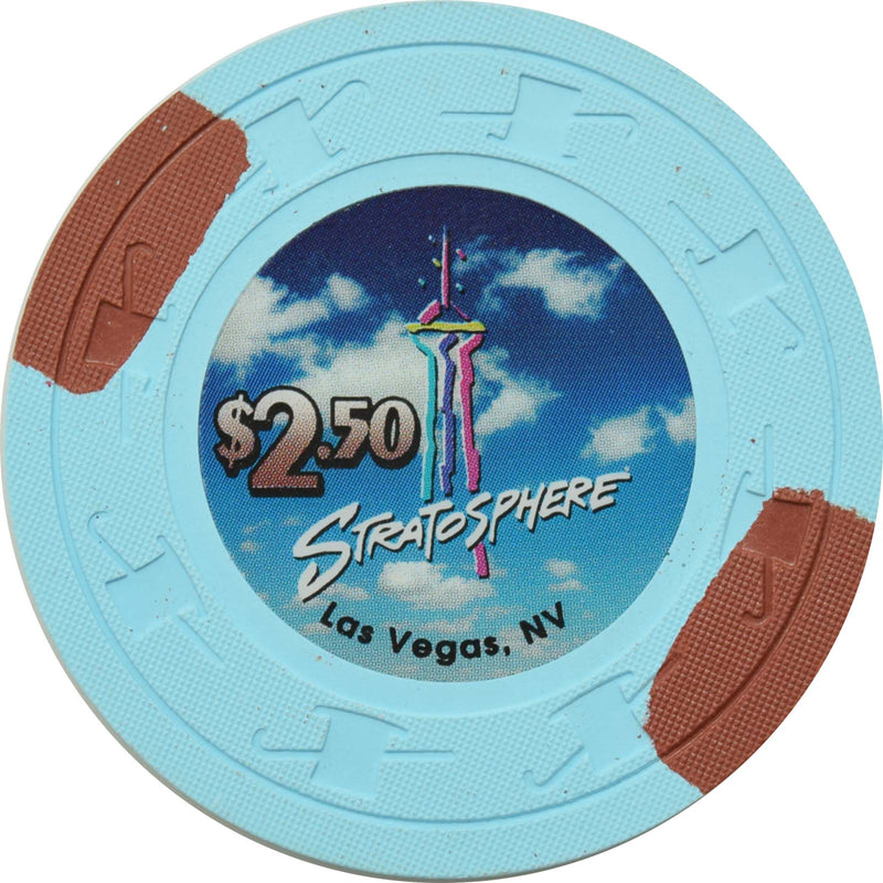 Stratosphere Casino Las Vegas Nevada $2.50 Chip 2008