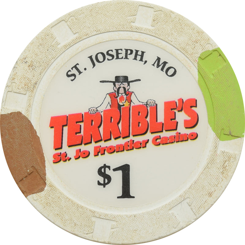 Terrible's St. Jo Frontier Casino St. Joseph MO $1 Chip