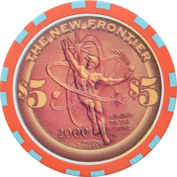 The New Frontier Casino Las Vegas Nevada $5 Millennium Chip 1999