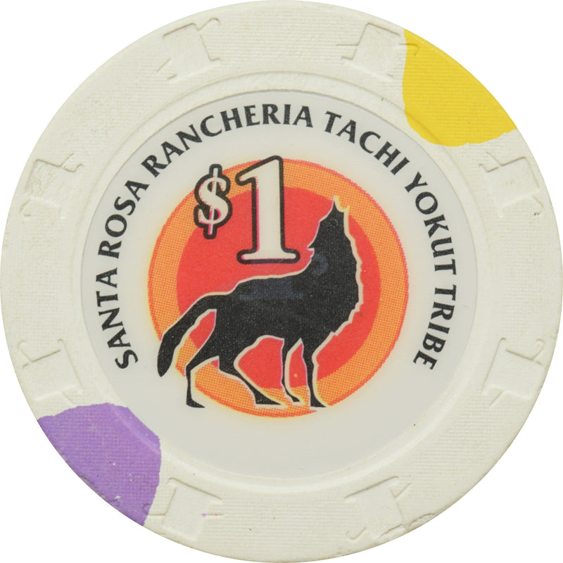 Palace Indian Gaming Center Casino Lemoore California $1 Chip