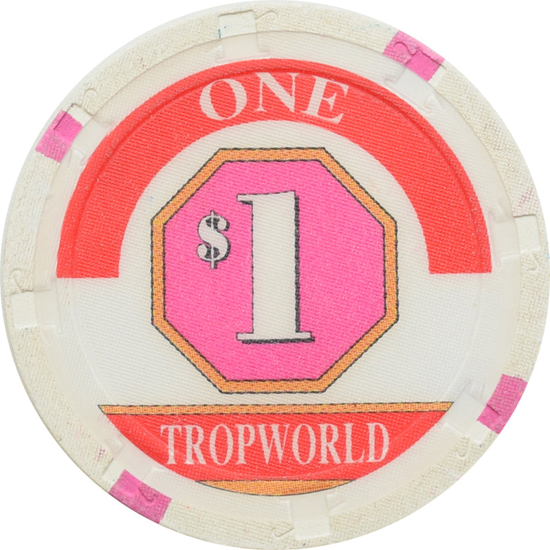 Tropworld Casino Atlantic City New Jersey $1 Chip