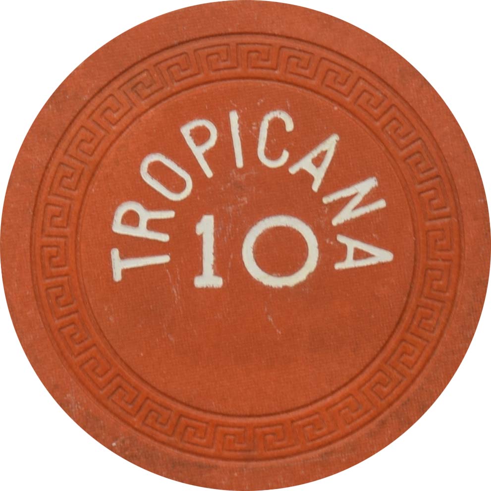 Tropicana Casino Havana Cuba Roulette 10 Orange Chip