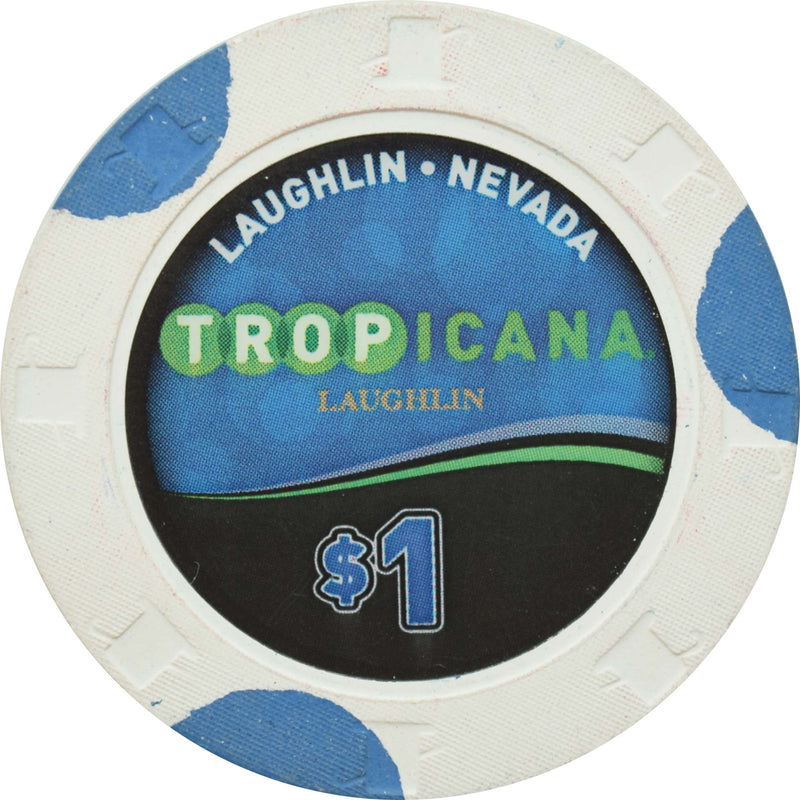 Tropicana Casino Laughlin Nevada $1 Chip 2015