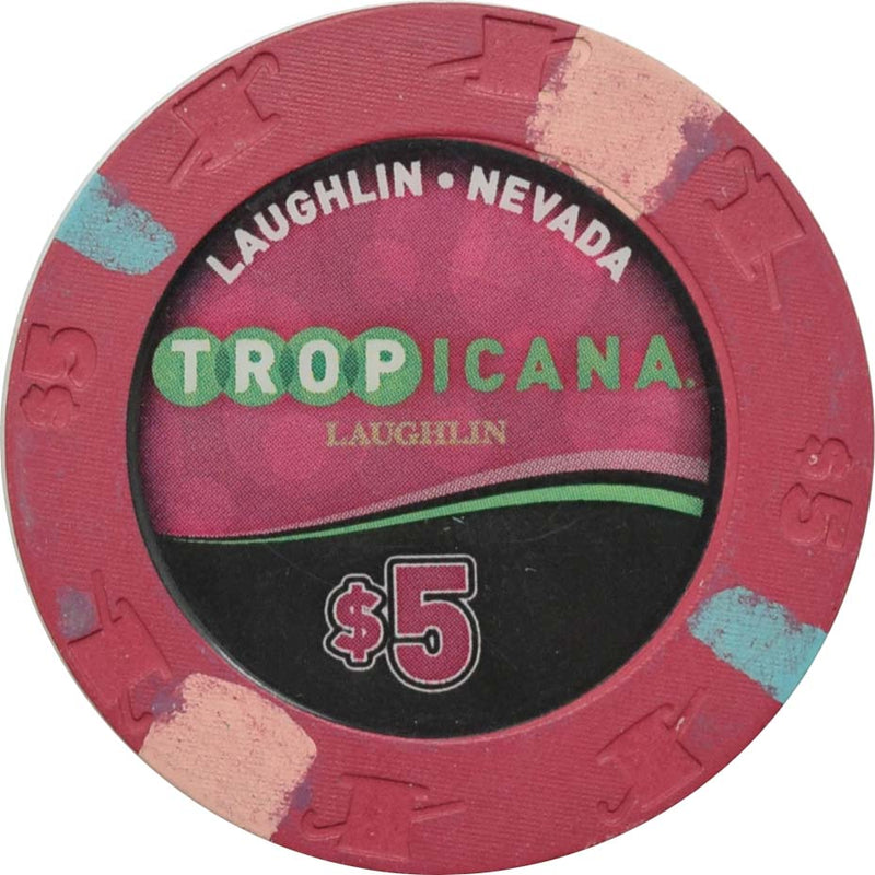 Tropicana Casino Laughlin Nevada $5 Chip 2015