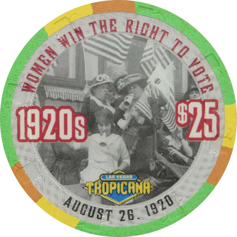 Tropicana Casino Las Vegas Nevada $25 Century's Greatest Moments 1920s Chip