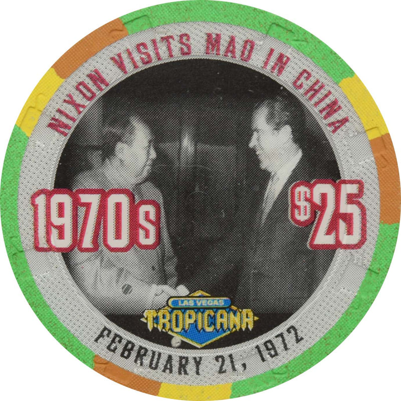 Tropicana Casino Las Vegas Nevada $25 Century's Greatest Moments 1970s Chip