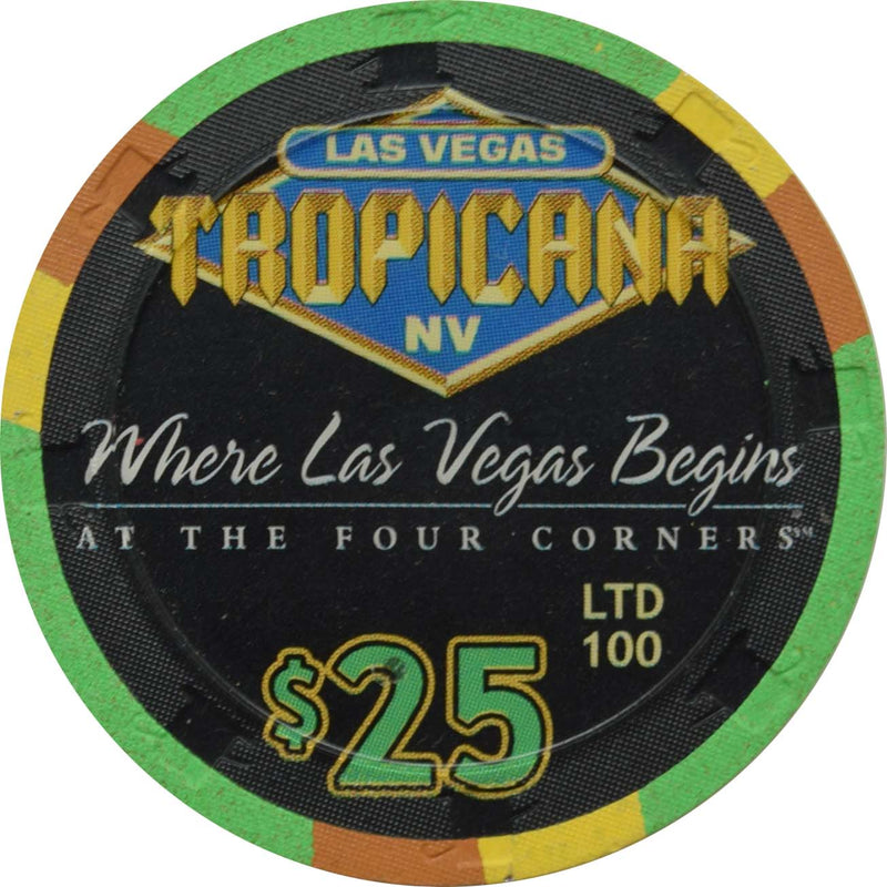 Tropicana Casino Las Vegas Nevada $25 Legends Hall of Fame Grand Opening Chip 1999